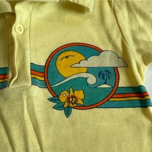 Vintage 70s Kids Polo Sunset